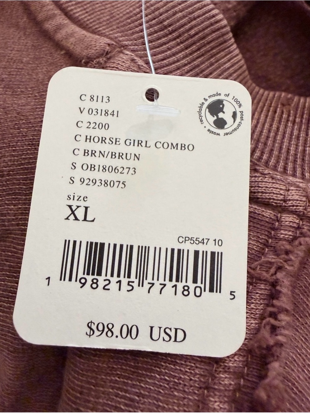 Free People Gaia Slouchy Wild Horses Sweatshirt XL Oversized NWT - Picture 8 of 10